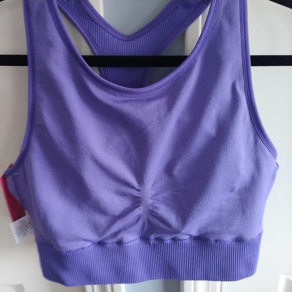 Ryka Purple Ribbed Sports Bra XL - Picture 5 of 6